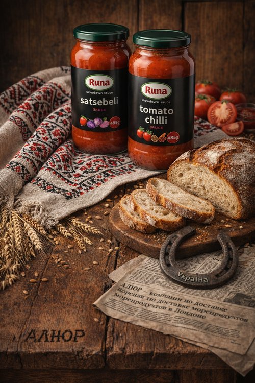Runa (Grill Tomato Sauce / Satsebeli / Satsebeli no sugar /Lecho), 485g