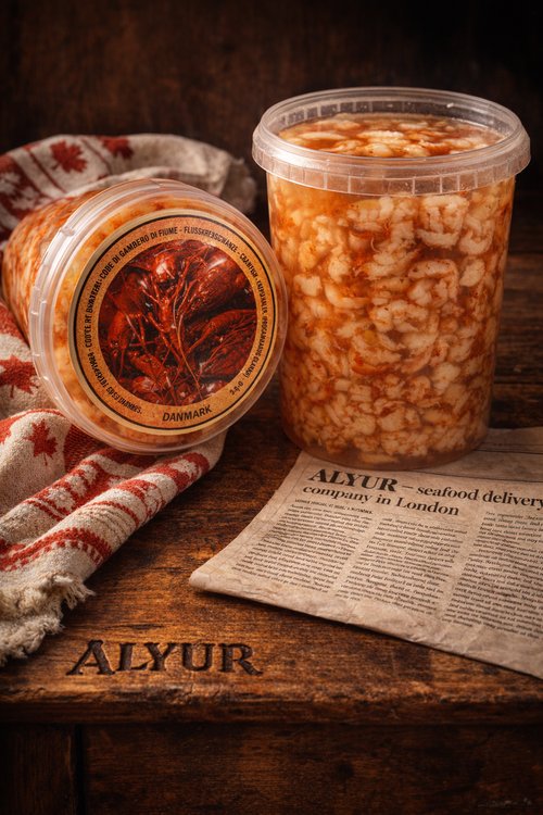 Crayfish in brine, 900g tub