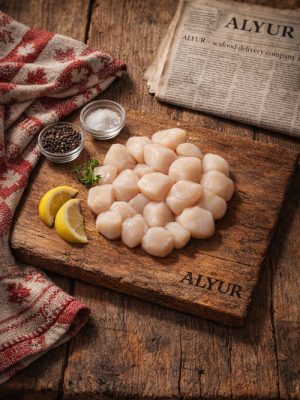 King Scallops, UK, 600gr (frozen) 15~16 pieces in bag