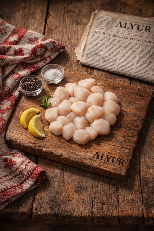 King Scallops, UK, 600gr (frozen) 15~16 pieces in bag