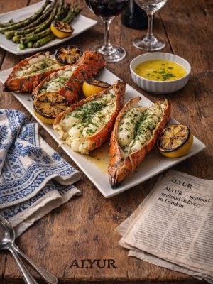 Rock Lobsters Tails, frozen (5 pcs in a box)