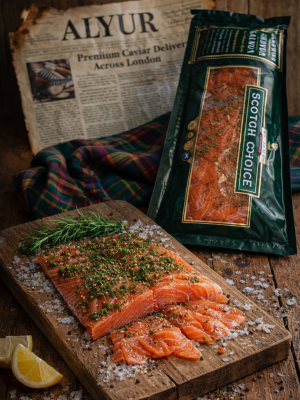 Smoked Salmon Gravadlax (classic), 1.0kg ~ 1.5kg, price per kg