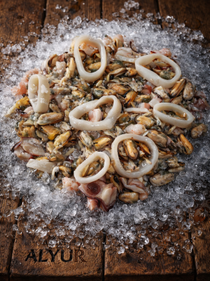 Seafood mix, frozen, 900g