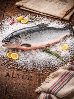 Whole Scottish/Norway Salmon, 3.5kg ~ 8.5kg, price per kg